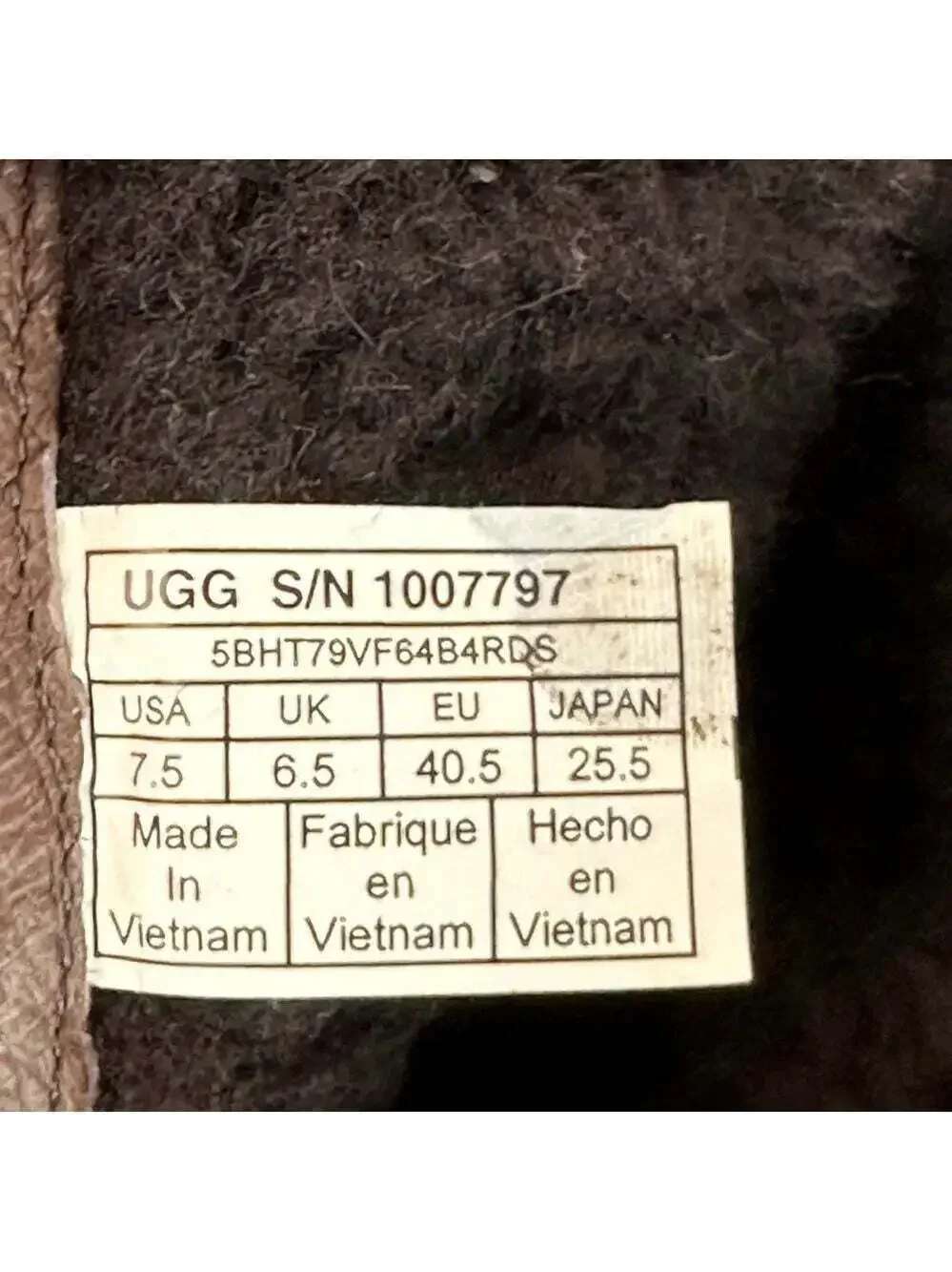 UGG equal parts